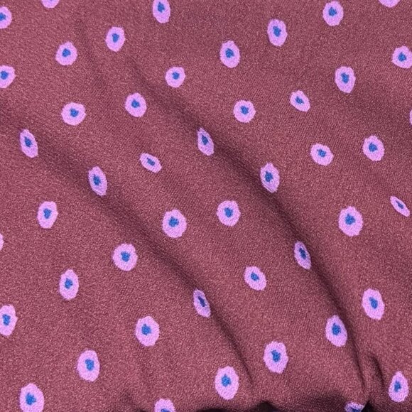 Halogen Red A-Line Midi Skirt for Work - Picture 3 of 5